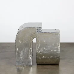 Side Tables<Kelly Wearstler side table PEWTER