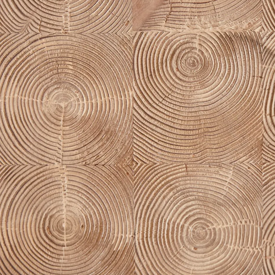 Side Tables<Kelly Wearstler piru plinth SANDBLASTEDBLEACHEDDOUGLASFIR