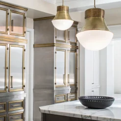 Pendants<Kelly Wearstler precision large pendant ANTIQUEBRASS