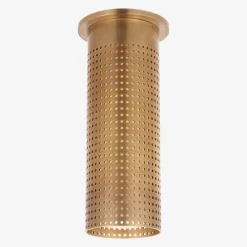 Flush Mounts<Kelly Wearstler precision tall monopoint flush mount ANTIQUE-BURNISHEDBRASS