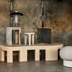 Coffee Tables<Kelly Wearstler rhodes coffee table VENEERBLEACHEDOAK