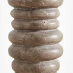 Objects<Kelly Wearstler rippled large candle holder LIGHTSMOKE