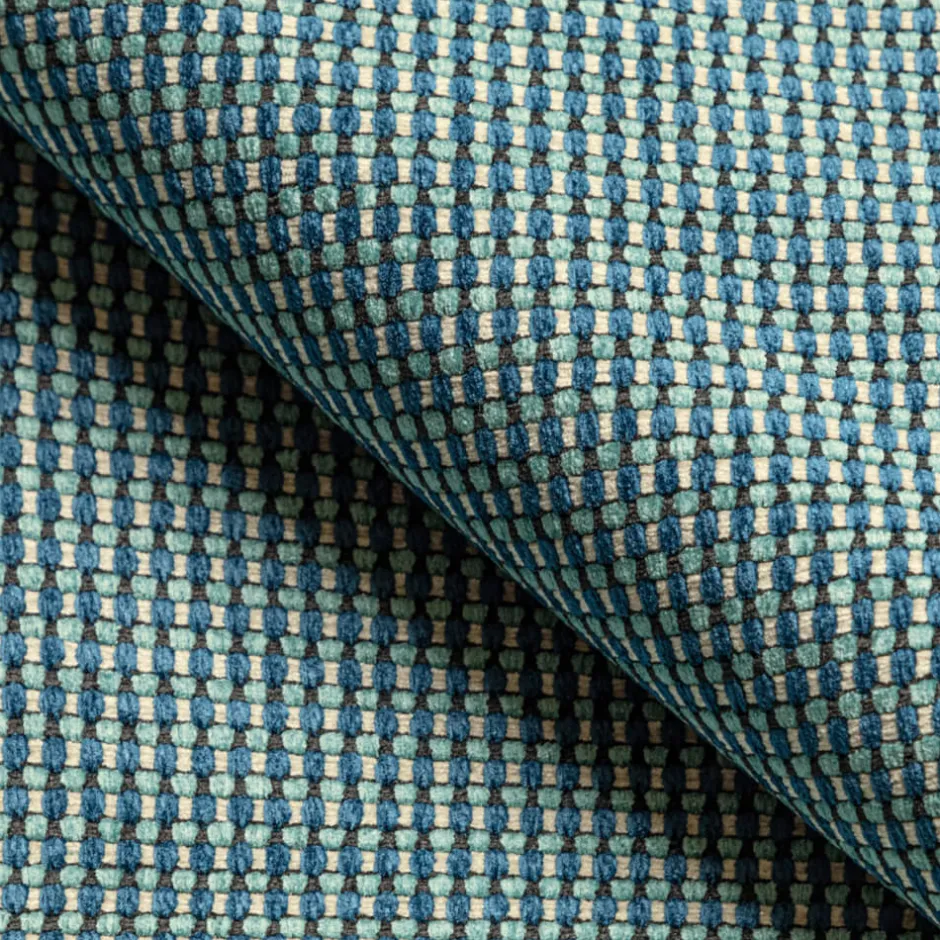 Fabrics<Kelly Wearstler risus fabric AEGEAN