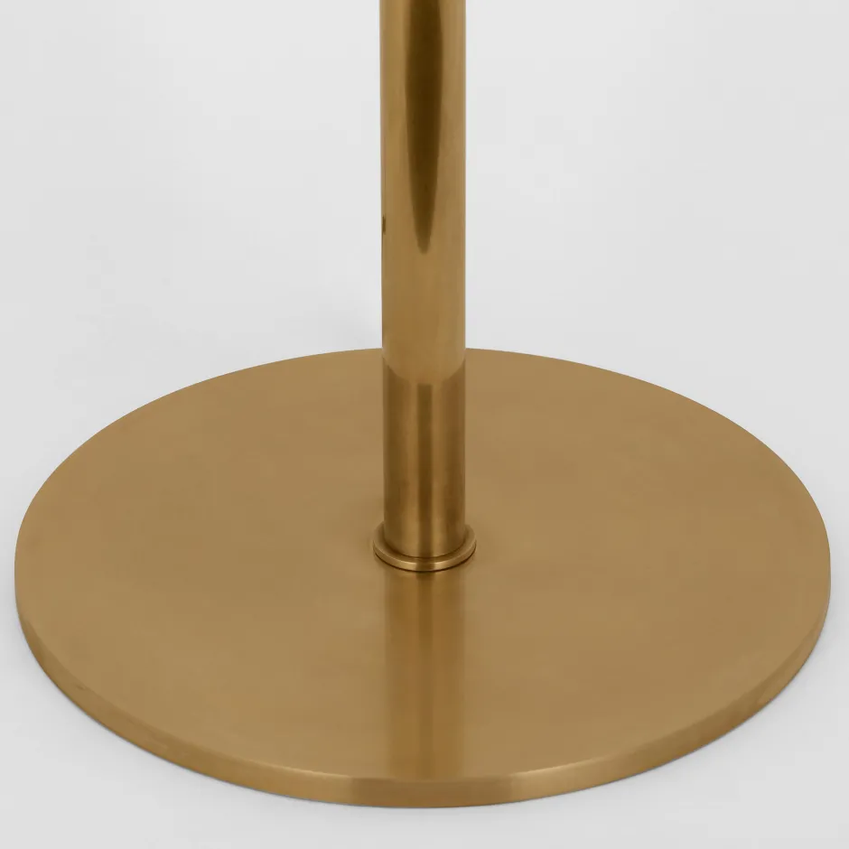 Floor<Kelly Wearstler rousseau 60" floor lamp ANTIQUE-BURNISHEDBRASSWITHETCHEDCRYSTAL