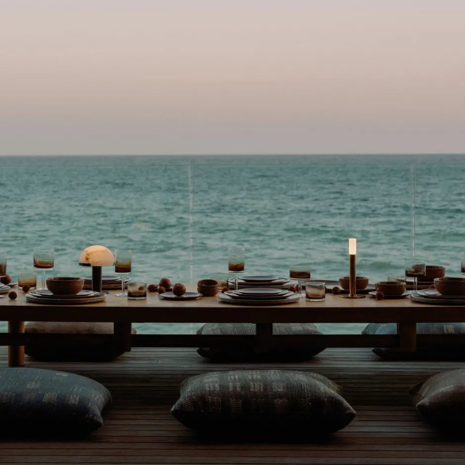 Table|Portables<Kelly Wearstler rousseau 10" rechargeable accent lamp ANTIQUE-BURNISHEDBRASSWITHETCHEDCRYSTAL