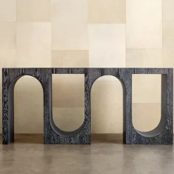 Consoles & Storage<Kelly Wearstler roxbury long console CERUSEDASH