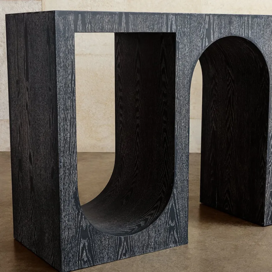 Consoles & Storage<Kelly Wearstler roxbury long console CERUSEDASH