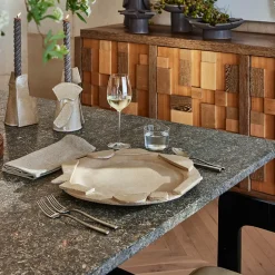 Entertaining|Objects<Kelly Wearstler shape candle holders FROSTEDFLAX