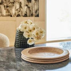 Platters & Trays<Kelly Wearstler stacked platter TRAVERTINE