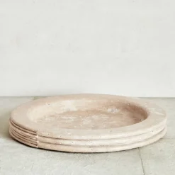 Platters & Trays<Kelly Wearstler stacked platter TRAVERTINE