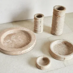 Platters & Trays<Kelly Wearstler stacked platter TRAVERTINE