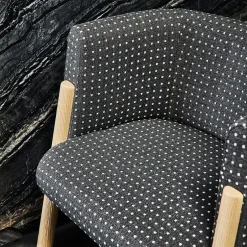 Fabrics<Kelly Wearstler tellus fabric OBSIDIAN