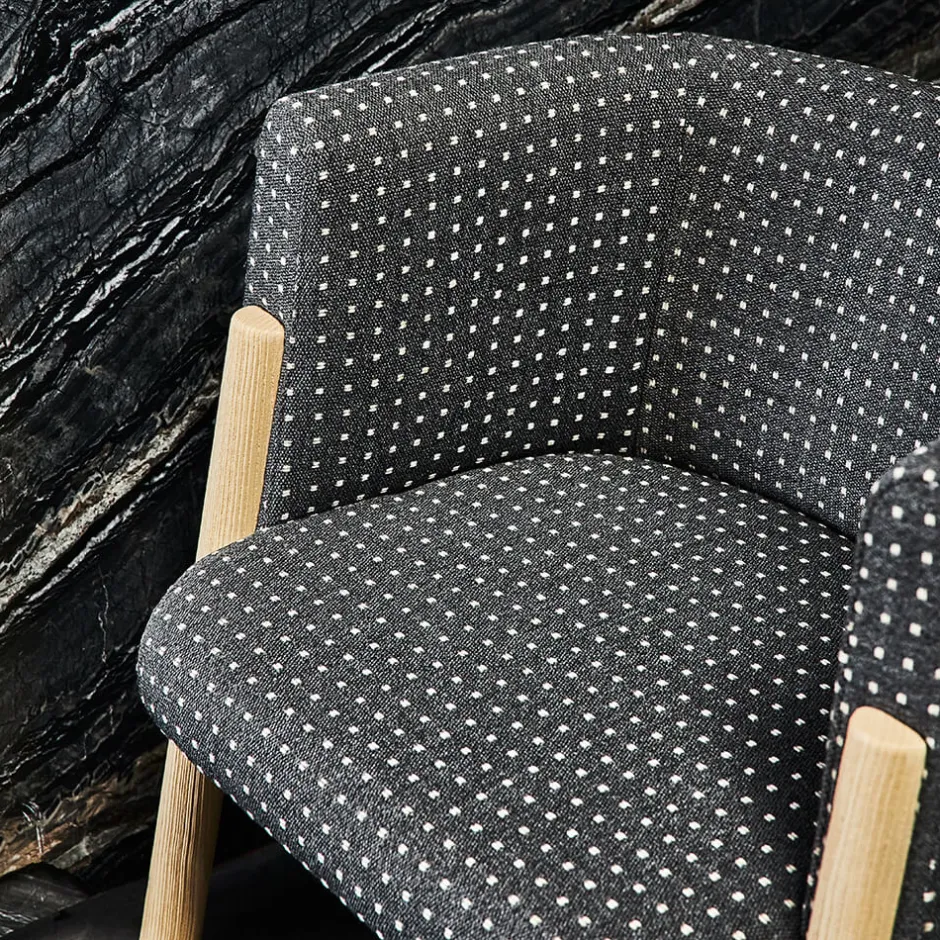 Fabrics<Kelly Wearstler tellus fabric OBSIDIAN