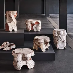 Side Tables<Kelly Wearstler terra drinks table i GLAZEDTERRACOTTA