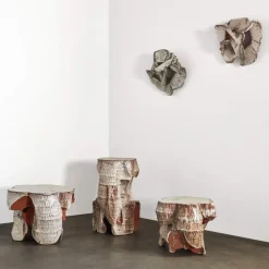 Art & Sculpture<Kelly Wearstler terra wall piece ii AQUAMARINE