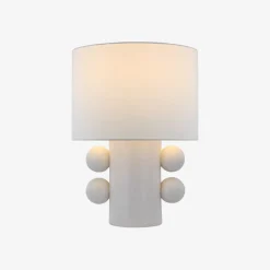 Table<Kelly Wearstler tiglia low table lamp PLASTERWHITE
