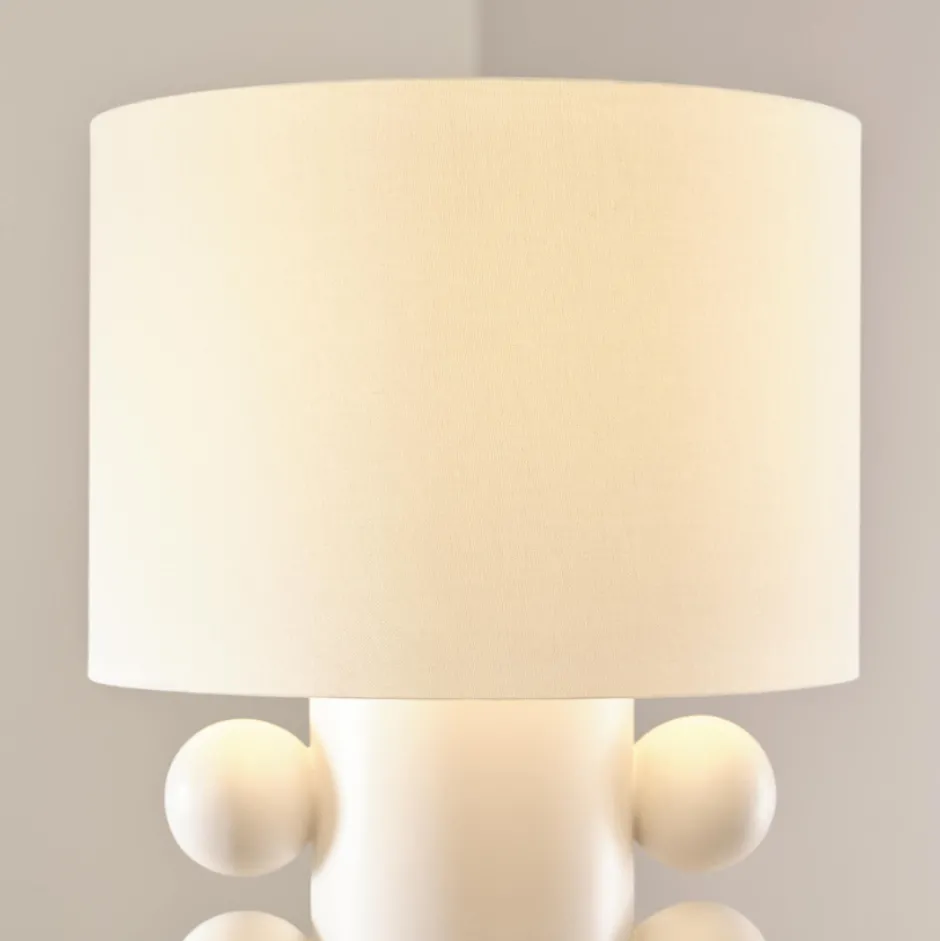 Table<Kelly Wearstler tiglia low table lamp PLASTERWHITE