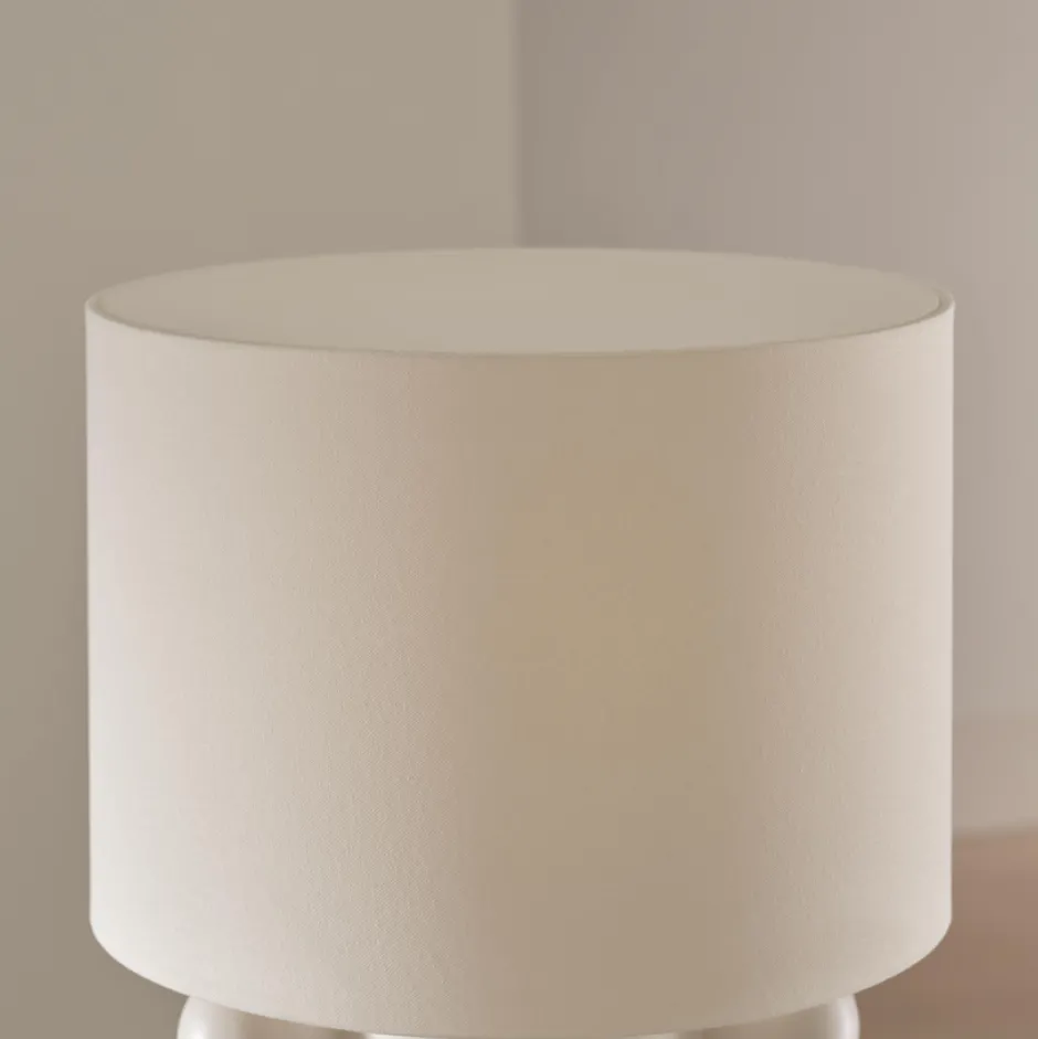 Table<Kelly Wearstler tiglia low table lamp PLASTERWHITE