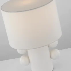 Table<Kelly Wearstler tiglia low table lamp PLASTERWHITE
