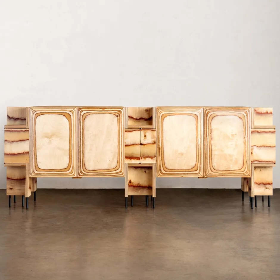 Consoles & Storage<Kelly Wearstler trancas credenza BIRCHPLYWOOD