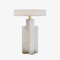 Table<Kelly Wearstler trancas medium table lamp ALABASTER