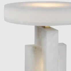 Table<Kelly Wearstler trancas medium table lamp ALABASTER