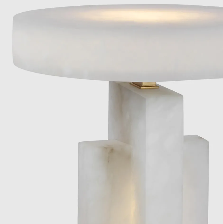 Table<Kelly Wearstler trancas medium table lamp ALABASTER