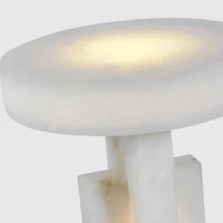 Table<Kelly Wearstler trancas medium table lamp ALABASTER