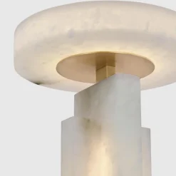 Table<Kelly Wearstler trancas medium table lamp ALABASTER