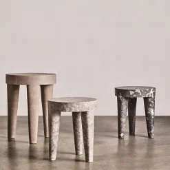 Side Tables<Kelly Wearstler tribute side table LIGHTSMOKE