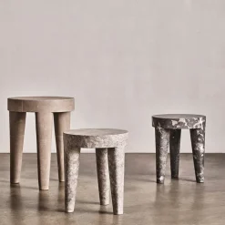 Ottomans & Stools<Kelly Wearstler tribute stool large ROMANTICGREY