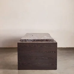 Desks<Kelly Wearstler truss desk SHOWNINWARMSTAINEDSANBLASTEDDOUGLASFIRWITHROSSOLEVANTO