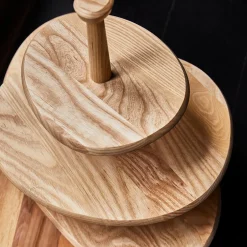 Entertaining|Dune Collection<Kelly Wearstler two tiered stand NATURAL