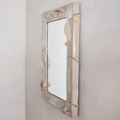 Mirrors<Kelly Wearstler wall mirror FROSTEDFLAX