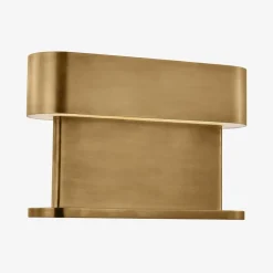 Table<Kelly Wearstler wyllis small table lamp NATURALBRASS
