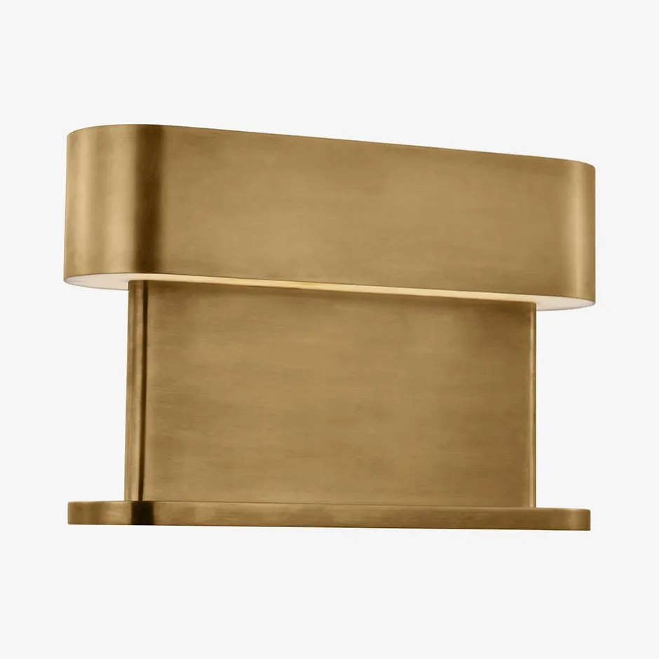 Table<Kelly Wearstler wyllis small table lamp NATURALBRASS