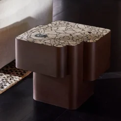 Side Tables<Kelly Wearstler xenolith - side table ECRU