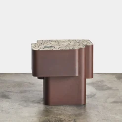 Side Tables<Kelly Wearstler xenolith - side table ECRU