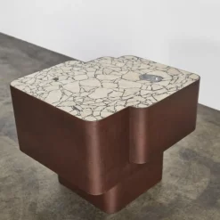 Side Tables<Kelly Wearstler xenolith - side table ECRU