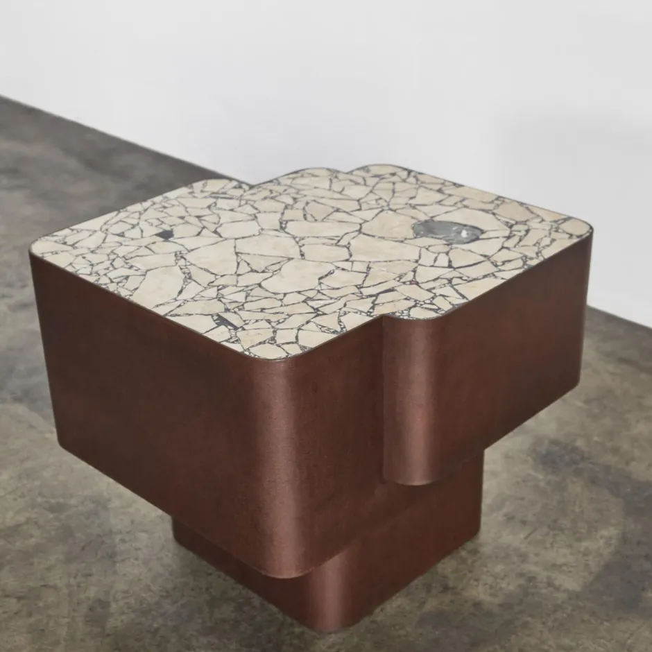Side Tables<Kelly Wearstler xenolith - side table ECRU