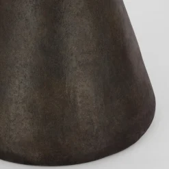 Table<Kelly Wearstler zealous 30" table lamp GARDENBRONZEWITHLINENSHADE