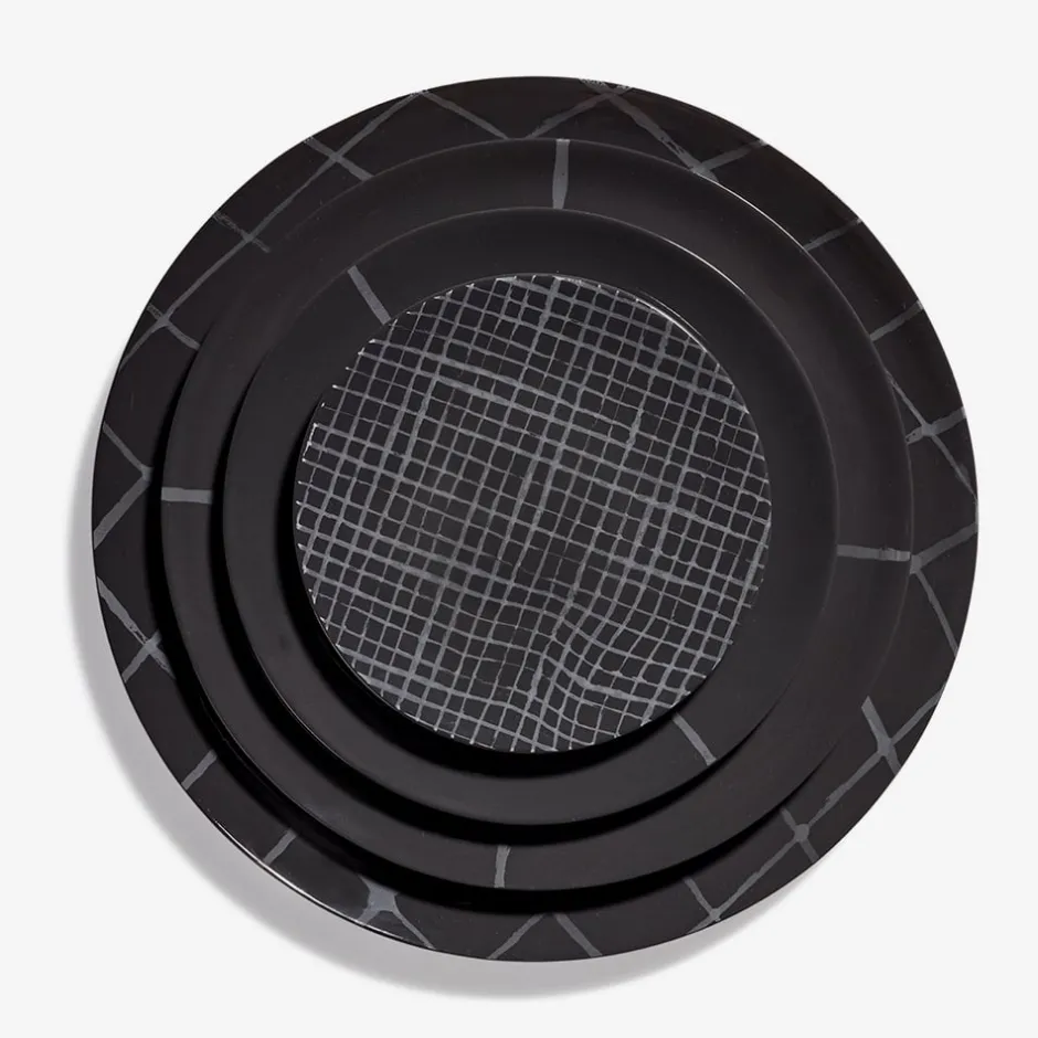 Zuma Collection|Dinnerware<Kelly Wearstler zuma 7" plate, set of 4 PACIFIC