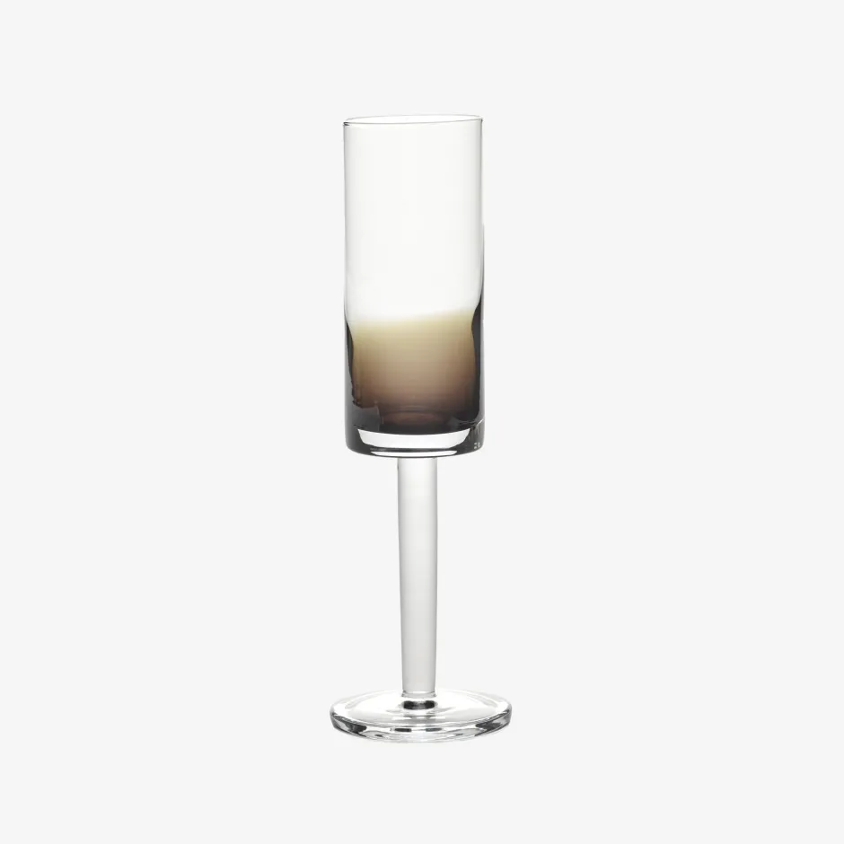 Entertaining|Zuma Collection<Kelly Wearstler zuma champagne glass, set of 4 STAINEDAMBER
