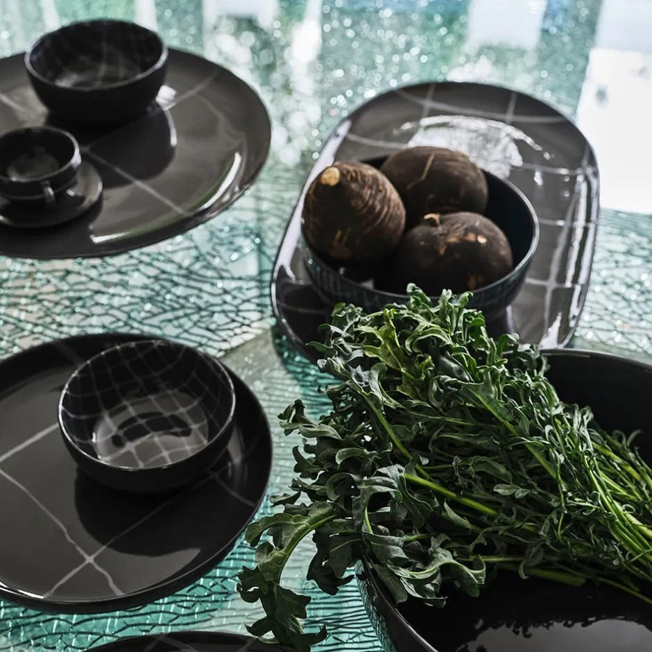 Zuma Collection|Drinkware<Kelly Wearstler zuma espresso cup & saucer, set of 4 SALT