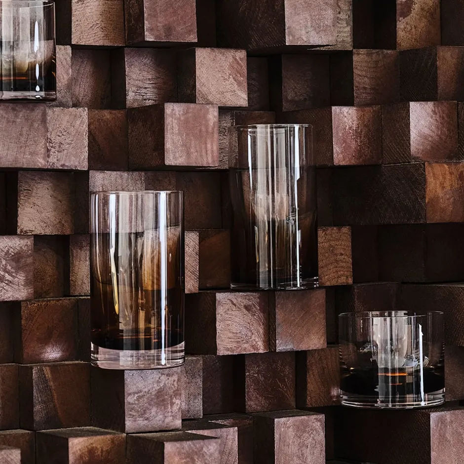 Entertaining|Zuma Collection<Kelly Wearstler zuma long drink, set of 4 STAINEDAMBER