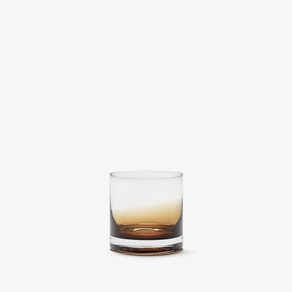 Zuma Collection|Drinkware<Kelly Wearstler zuma whiskey glass, set of 4 STAINEDAMBER